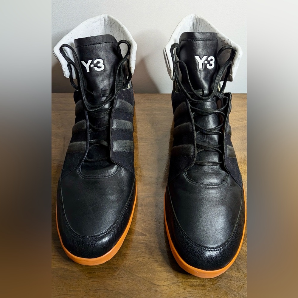 Adidas Y3 by Yohji Yamamoto Honja Hi-Top. Black Floral.
